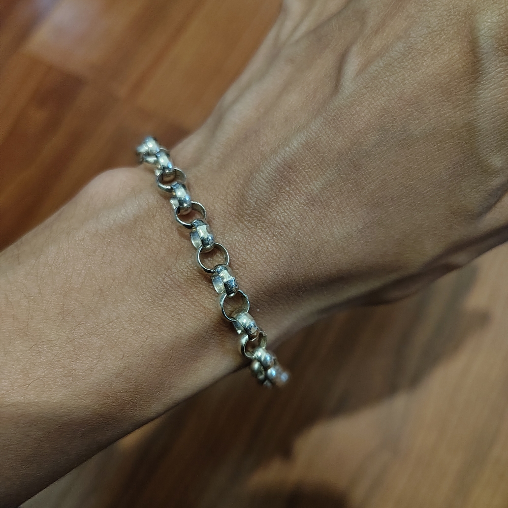 Edgy Silver Bracelet for Women